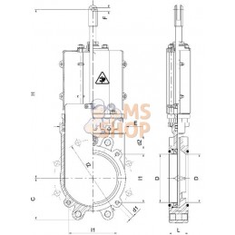 Robinet-vanne 8" | MZ Robinet-vanne 8" | MZPR#862320