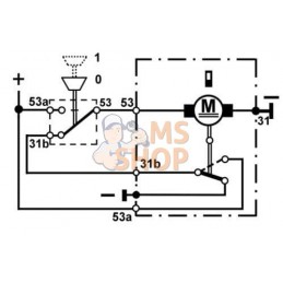 Moteur d'essuie-glace 12V 135° axe 53mm Ø8mm | UNBRANDED Moteur d'essuie-glace 12V 135° axe 53mm Ø8mm | UNBRANDEDPR#851150