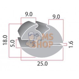 Caoutchouc profilé en H | UNBRANDED Caoutchouc profilé en H | UNBRANDEDPR#773089