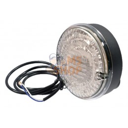 Feu de recul LED, ronde, 12/24V, blanche, à boulonner, Ø 140mm | UNBRANDED Feu de recul LED, ronde, 12/24V, blanche, à boulonner