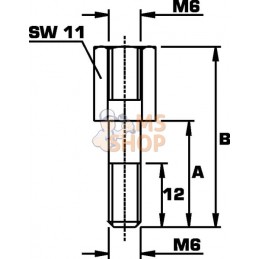 Boulon M6x35 | STAUFF Boulon M6x35 | STAUFFPR#772453