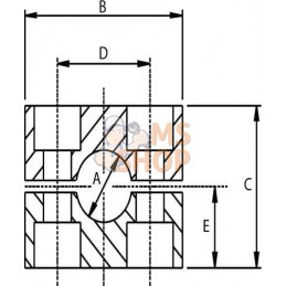 Fixation de tube 15mm (5) | STAUFF Fixation de tube 15mm (5) | STAUFFPR#772511