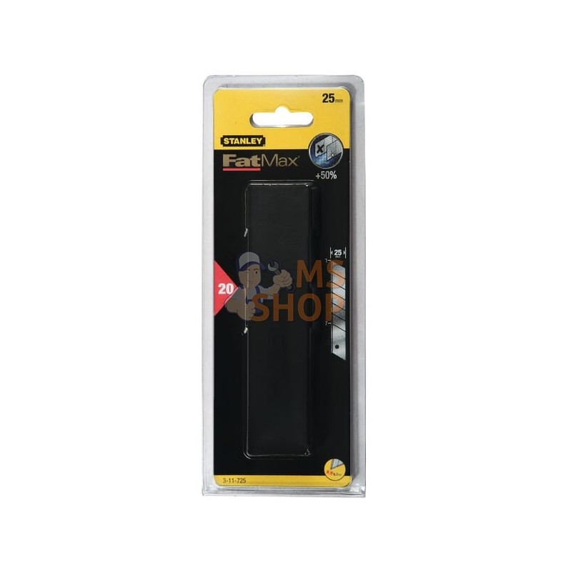 Jeu de lames sécables FatMax XL 25mm 5pcs. | STANLEY Jeu de lames sécables FatMax XL 25mm 5pcs. | STANLEYPR#585287