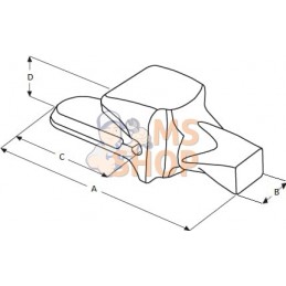 Adaptateur de dent type V | UNBRANDED Adaptateur de dent type V | UNBRANDEDPR#633637