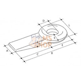 Anneau d'attelage plat 25 t | UNBRANDED Anneau d'attelage plat 25 t | UNBRANDEDPR#633588