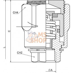 Valve de freinage M18x1.5-12L | UNBRANDED Valve de freinage M18x1.5-12L | UNBRANDEDPR#779133