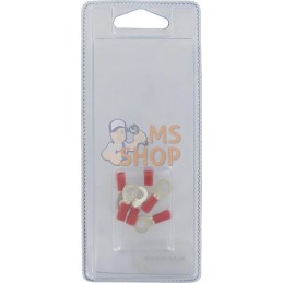 Cosses rondes rouge Ø5mm (6x) | VALTRA BLISTER Cosses rondes rouge Ø5mm (6x) | VALTRA BLISTERPR#1110914