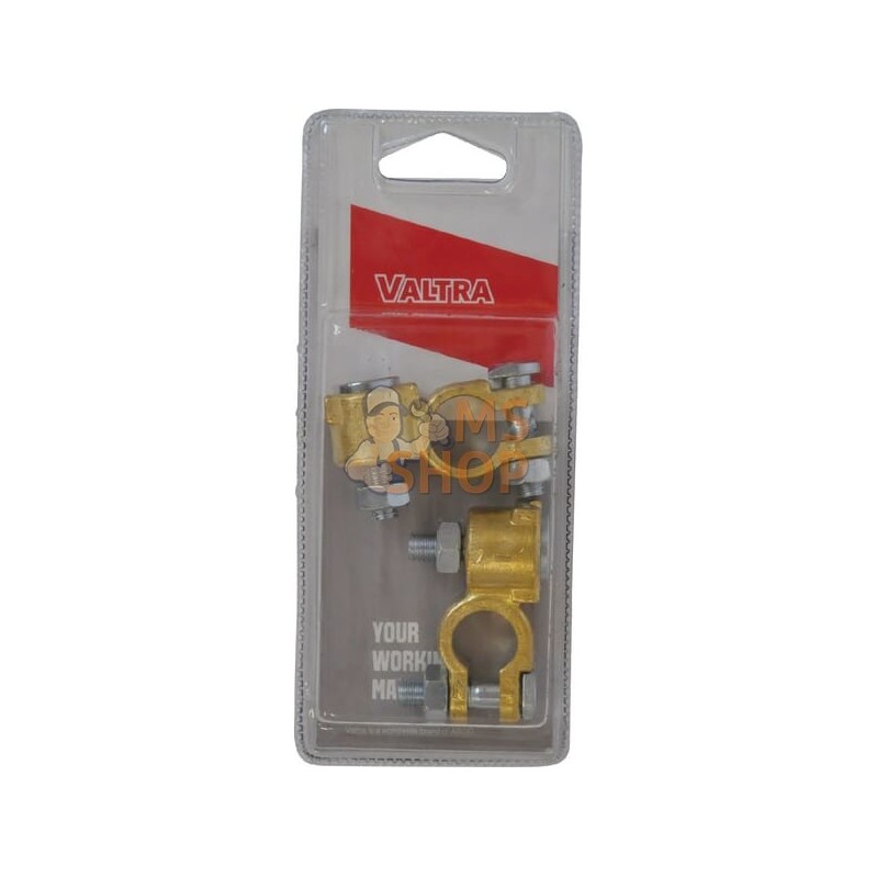 Jeu cosses de câble 50mm²(+/-) | VALTRA BLISTER Jeu cosses de câble 50mm²(+/-) | VALTRA BLISTERPR#1110967