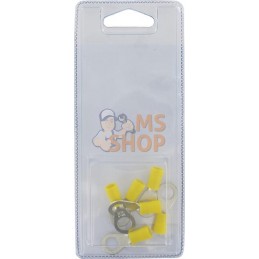 Cosses rondes jaune Ø8mm (6x) | VALTRA BLISTER Cosses rondes jaune Ø8mm (6x) | VALTRA BLISTERPR#1111104