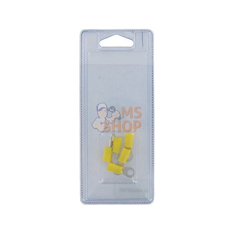 Cosses rondes jaune Ø5mm (6x) | VALTRA BLISTER Cosses rondes jaune Ø5mm (6x) | VALTRA BLISTERPR#1111500