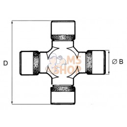 Croisillon Ø 30x83,0 mm, ZF | ZF Croisillon Ø 30x83,0 mm, ZF | ZFPR#662276