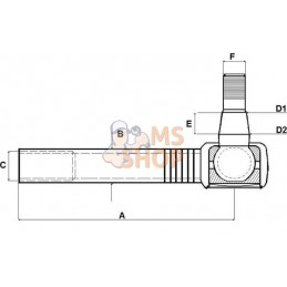 Barre d'accouplement ga. Zetor | ZETOR Barre d'accouplement ga. Zetor | ZETORPR#878106