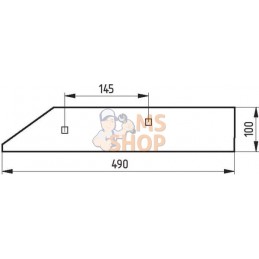 Landside short Unia, left VIS 224 | UNIA Landside short Unia, left VIS 224 | UNIAPR#1024934