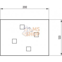 Landside plate back Unia, U 212 | UNIA Landside plate back Unia, U 212 | UNIAPR#1024937