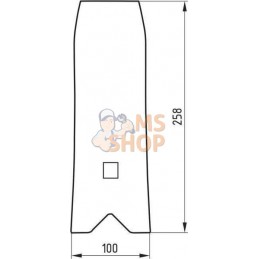 Guide plate AP 72 Kos Unia | UNIA Guide plate AP 72 Kos Unia | UNIAPR#1024944