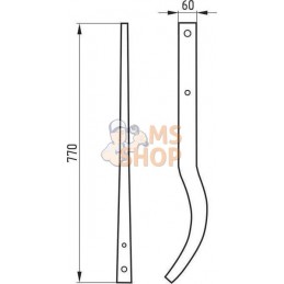 Plough beam Unia, AP18 Kos | UNIA Plough beam Unia, AP18 Kos | UNIAPR#1024921