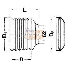 Coiffe de protection SC05 RP 6 | WALTERSCHEID Coiffe de protection SC05 RP 6 | WALTERSCHEIDPR#820285