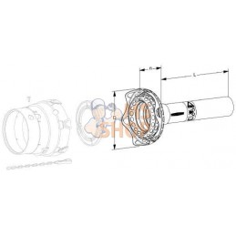 Demie protection exterieure, L: 1000mm Walterscheid | WALTERSCHEID Demie protection exterieure, L: 1000mm Walterscheid | WALTERS