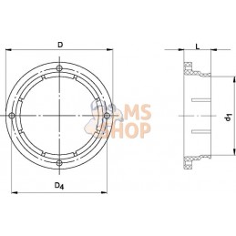 Bague d'adaptation GT60 | WALTERSCHEID Bague d'adaptation GT60 | WALTERSCHEIDPR#820657