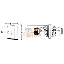 Coiffe de protection SD25 201L | WALTERSCHEID Coiffe de protection SD25 201L | WALTERSCHEIDPR#820276