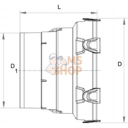 Coiffe de protection SD25-2580 | WALTERSCHEID Coiffe de protection SD25-2580 | WALTERSCHEIDPR#820283