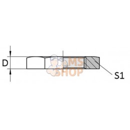 Écrou de blocage M20x1.50 Acier Voss | VOSS Écrou de blocage M20x1.50 Acier Voss | VOSSPR#512826