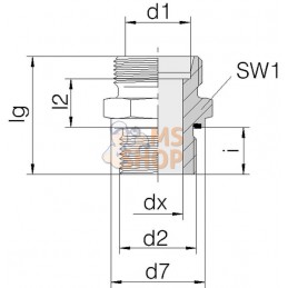 Raccord 6S - 1/4 BSP | VOSS Raccord 6S - 1/4 BSP | VOSSPR#481848