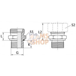 Raccord 6S - 1/4 BSP | VOSS Raccord 6S - 1/4 BSP | VOSSPR#481848