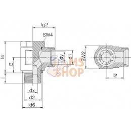 Raccord orientable 6S-1/4BSP | VOSS Raccord orientable 6S-1/4BSP | VOSSPR#585773