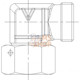 Raccord orientable (pré-assemblé) 6S | VOSS Raccord orientable (pré-assemblé) 6S | VOSSPR#481515