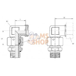 Raccord orientable (pré-assemblé) 6S | VOSS Raccord orientable (pré-assemblé) 6S | VOSSPR#481515