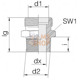 Raccord 6L - 1/4 BSPT | VOSS Raccord 6L - 1/4 BSPT | VOSSPR#481863