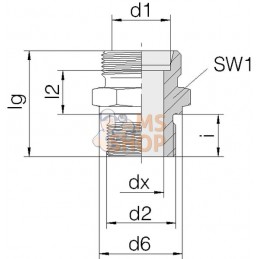 Raccord 6L - 1/4 BSP | VOSS Raccord 6L - 1/4 BSP | VOSSPR#512807