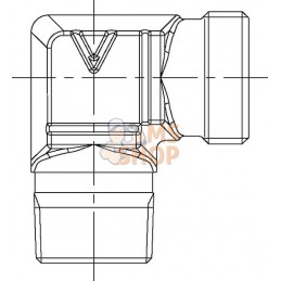 Coude mâle 6L-1/4 BSPT | VOSS Coude mâle 6L-1/4 BSPT | VOSSPR#585895