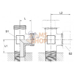 Té en L 6L-1/8 | VOSS Té en L 6L-1/8 | VOSSPR#512505