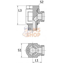 Raccord orientable 6L-M10x100 | VOSS Raccord orientable 6L-M10x100 | VOSSPR#585736