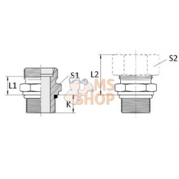 Raccord 8L 7/16UNF | VOSS Raccord 8L 7/16UNF | VOSSPR#481842