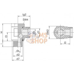 Raccord orientable 12S-3/8BSP | VOSS Raccord orientable 12S-3/8BSP | VOSSPR#585951