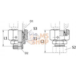 Adapteur mâle femelle 10L 6L | VOSS Adapteur mâle femelle 10L 6L | VOSSPR#585501