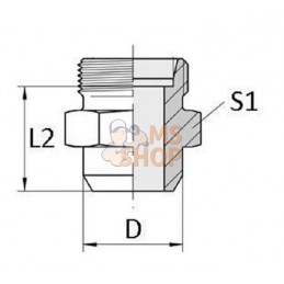 Union mâle à souder 12L | VOSS Union mâle à souder 12L | VOSSPR#585440