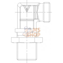 Coude passe cloison 16S | VOSS Coude passe cloison 16S | VOSSPR#585990