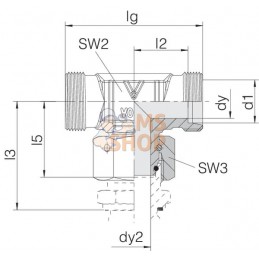 Té orientable 20S | VOSS Té orientable 20S | VOSSPR#481463