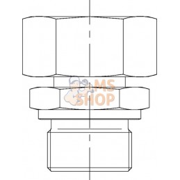 Adapteur tournant 12L - M18 | VOSS Adapteur tournant 12L - M18 | VOSSPR#586000