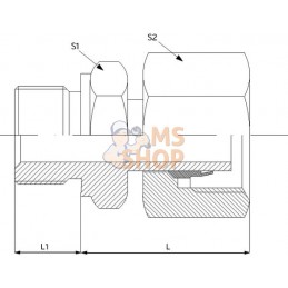 Adapteur tournant AT13/8x13CYL | VOSS Adapteur tournant AT13/8x13CYL | VOSSPR#585532