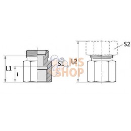 Raccord 12L - 3/8BSP | VOSS Raccord 12L - 3/8BSP | VOSSPR#481740