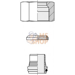 Raccord évasé cpl. 6L 6x1 | VOSS Raccord évasé cpl. 6L 6x1 | VOSSPR#481519