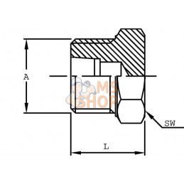 Bouchon M18X1,5-12L | VOSS Bouchon M18X1,5-12L | VOSSPR#585601