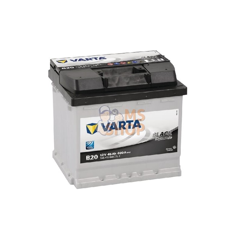 Batterie 12V 45Ah 400A Black Dynamic VARTA | VARTA Batterie 12V 45Ah 400A Black Dynamic VARTA | VARTAPR#633716