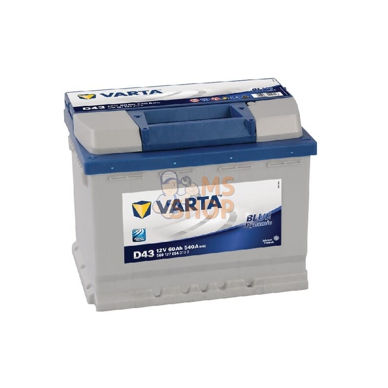 Batterie 12V 60Ah 540A Blue Dynamic VARTA | VARTA Batterie 12V 60Ah 540A Blue Dynamic VARTA | VARTAPR#633694