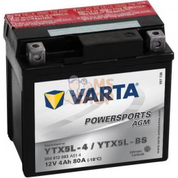 Batterie 12V 4Ah 80A AGM Powersports VARTA | VARTA Batterie 12V 4Ah 80A AGM Powersports VARTA | VARTAPR#633784
